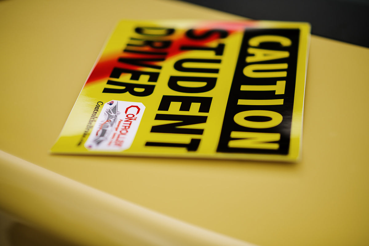 Driver In Training Sign Driver Training and Driver Hand Braking Products – The Controller ...