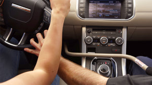 Control the brake and the steering from the passenger seat